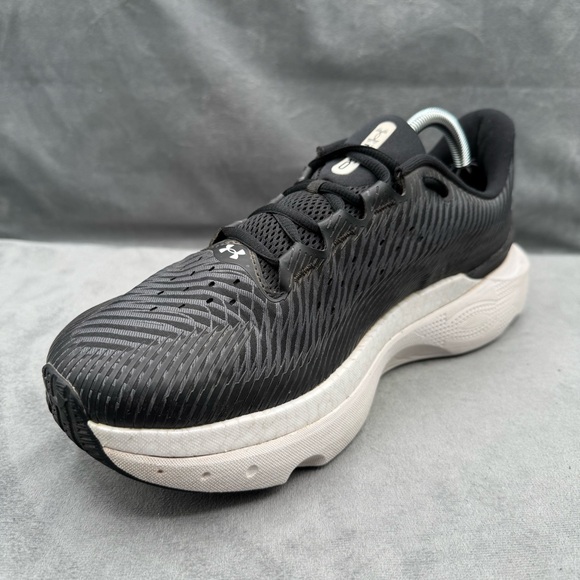 Under Armour HOVR Infinite Pro Men’s 11 Black White Running Shoes Athletic - Picture 4 of 14